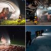 35W Jobsite Flashlight for DEWALT 20V Battery LED Work Light Handheld Spotlight
