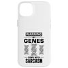 Sarcasm Dna Test Genetic Testing Crispr Microbiology Case for iPhone 14 Plus