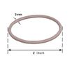 100 Pieces Hair Elastics Hair Ties Ponytail Holders Hair Bands Bulk (Blonde)