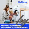 Holikme Dryer Vent Cleaner Kit Vacuum Hose Attachment Brush,Black