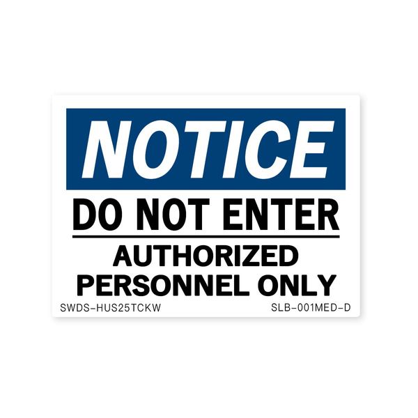 Signs & Labels | Notices: No Permissions | Medium
