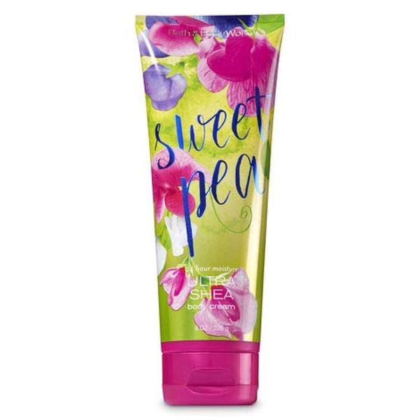 Bath and Body Works Sweet Pea Ultra Shea Body Cream 8 Ounces