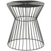 SAFAVIEH Adele Iron Wire Stool | Black |