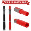 Gosknor Multimeter Test Leads Kit, Includes Alligator Clips 4mm Stackable Banana Plugs & Sharp Probes Replaceable Wires for Digital Tester Meter Multimeters Circuit Testing & Electrical Measurements