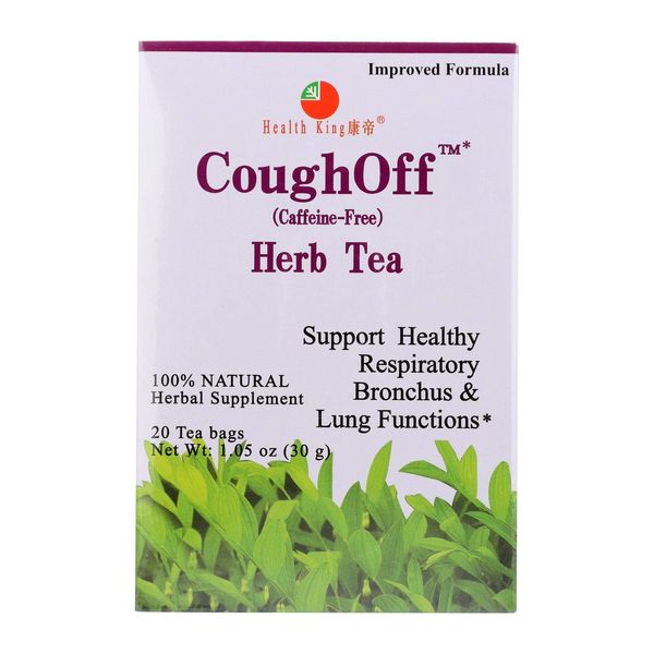 Health King Cough-Off Herb Tea - 20 Tea Bags