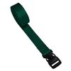 Benristraps 25mm Webbing Strap with Quick-Release Buckle (emerald green, 3 metres)