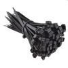 kenable Black Cable Ties 180mm x 6.8mm Nylon 66 UL Approved [100 Pack]