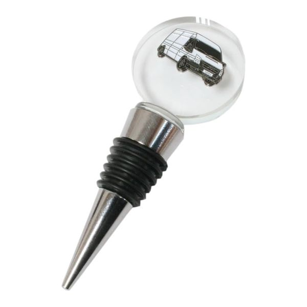 White Van E Glass Wine Whiskey Stopper Cork 632