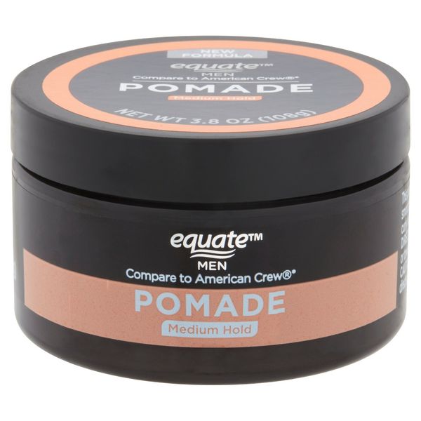Equate Men Pomade Medium Hold 3.8 Oz Provides Smooth, Medium Control With Shine