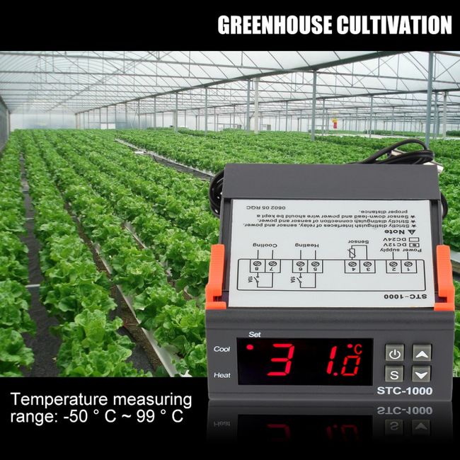 1pc Temperature Humidity Meter For Home Use, Agriculture & Greenhouse  Farming