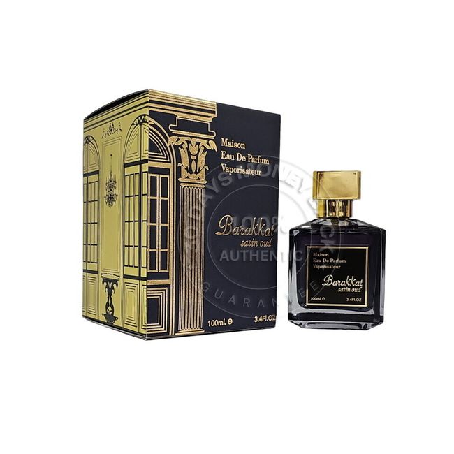 Barakkat Satin Oud By Fragrance World EDP Unisex Spray 3.4 oz /100 ml