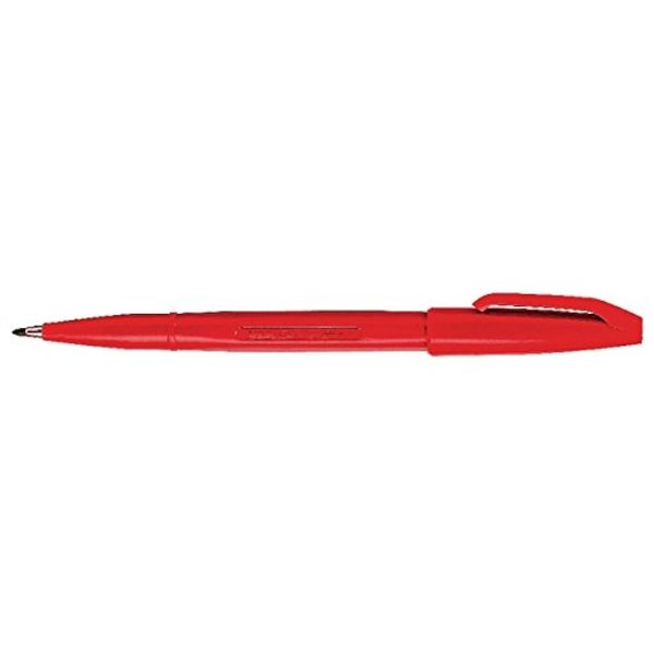 Pentel Sign Pen Fibre-Tipped Red