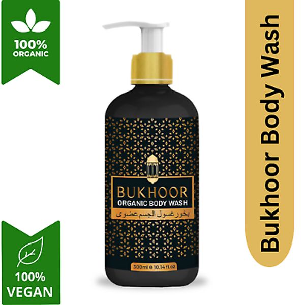 Unisaif Bukhoor Arabian Organic Body Wash and Shower Gel Women & Men