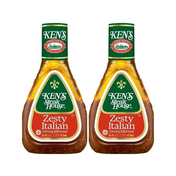 Ken's Steak House Steak House Zesty Italian Dressing (16 Fl Oz (Pack of 2))