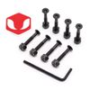 Venom 1.25" - Allen Key Directional Skateboard Deck Bolts/Screws/Hardware - Black