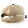 Armycrew US Navy TOPGUN Patch 2 Tone Mesh Back Trucker Cap - Navy Khaki