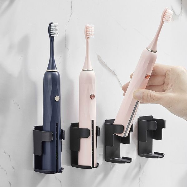 Metalline alloy electric toothbrush holder