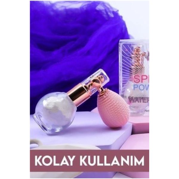 Glitter Powder Spray Iman Of Noble Pırıltılı Pudra Dekolte Powder Vucuz Ve Saçlar Için