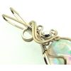 Angel Aura Gemstone Sterling Silver Wire Wrapped Pendant 05