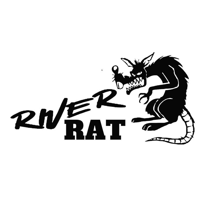 The Original River Rat Diecut Vinyl Decal by Check Custom Design ...