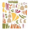 Sizzix Thinlits Die Set 5PK Infinite Doodles #1 | 666523 | Metal, Wafer-Thin Cutting Dies for Scrapbooking, Embossing, Journalling