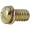 Westinghouse Lighting 77047 Motor Screw, Brass, 10-Pack,White