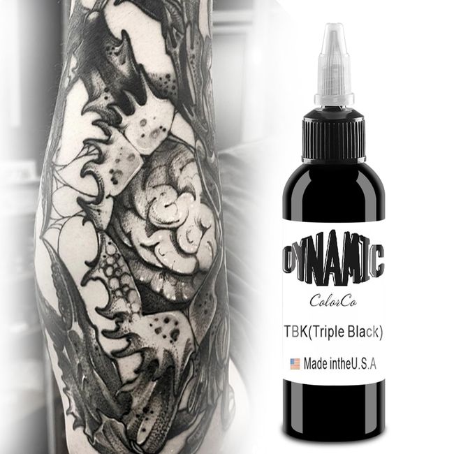 UMIKAkitchen Schwarze Tattoo-Tinte - dynamische Permanent Body Make-up Tattoo-Flässe und Schatten (30 ML)