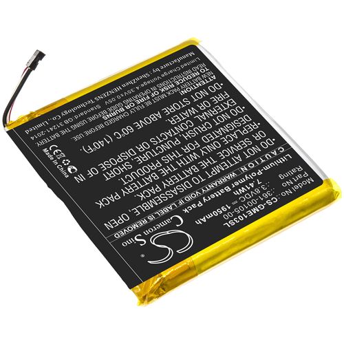 BORNMIO Replacement Battery for Garmin Edge 1030 361-00105-00 (1950mAh)