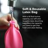 Flents Reusable Douche Kit, Compact & Portable Feminine Hygiene System, 16 fl oz Cleansing Bottle, BPA-Free, Rubber, Easy-to-Use, Travel-Friendly, Personal Care and Wellness Solution for Women