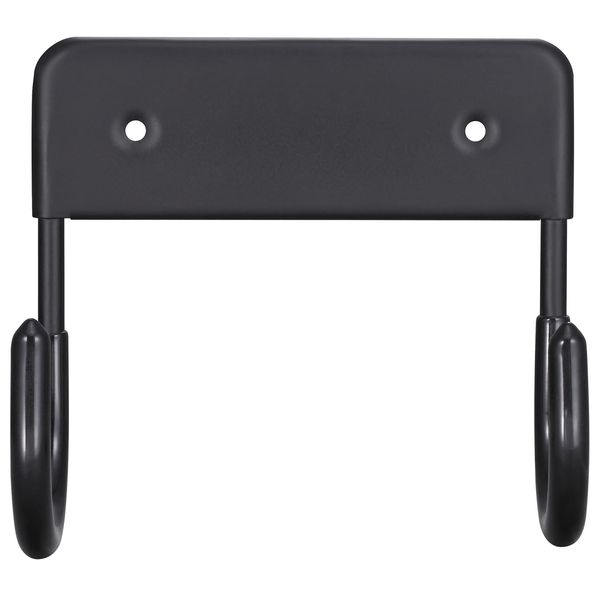 YIPUETERNITY Ironing Board Hanger, Black Ironing Boards Wall Mounted Holder, Iron Board Hook for Y-Leg or T-Leg Ironing Board, Ironing Board Storage Wall Bracket for Hanging