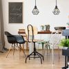 ledscom.de 2 Pieces cage lampshade, Black, E27 / E14, 160mm Ø