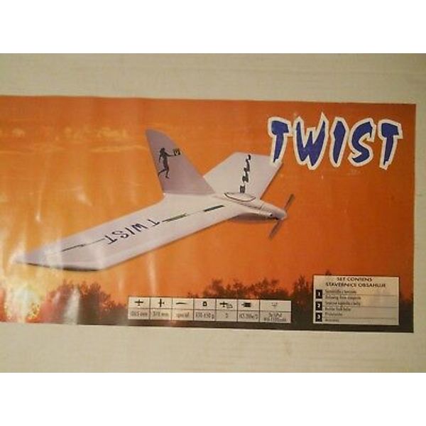 Free Air Twist Composite Flying Wing ARF Including Brushless Motor And Spinner