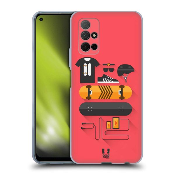 Head Case Designs Skater Starter Pack Soft Gel Case Compatible With Honor 30S 5G