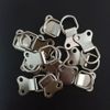 25PCS D-Ring Picture Frame Hanging Hooks Double Hole Hangers with Silver Screws