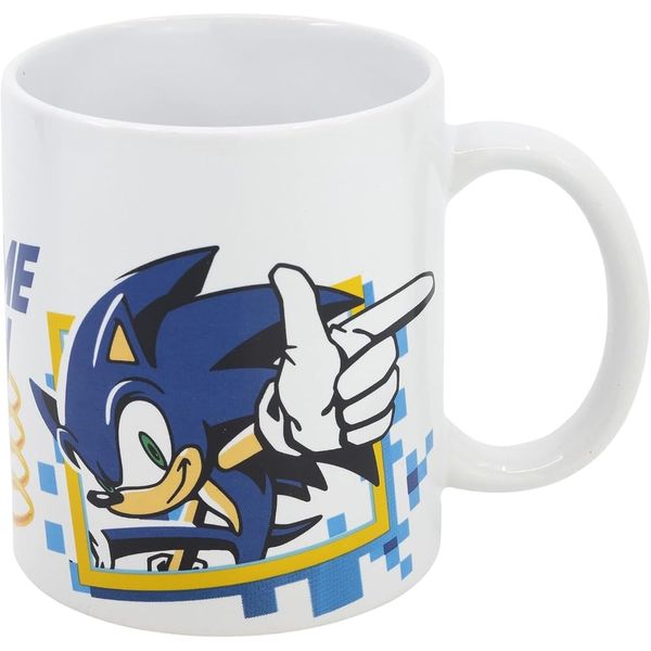 Ceramic Mug 325 ml Sonic Game On WH