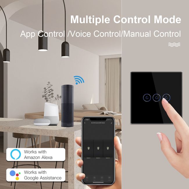 Bseed Smart WiFi Shutter Switches WiFi Dimmer Switches With Normal EU –  Bseedswitch