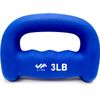 JFIT Neoprene D-Grip Dumbbell Weight, 3LB, 3 Pound