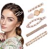 ヘアアクセサリー 【5個セット】パールヘアピン 髪飾り ヘアピンセット 髪まとめピン キラキラピン 前髪 髪留め ぱっちん 可愛い おしゃれ 結婚式 卒業式 入学式 パーティ誕生日 記念日 バレンタインデープレゼント（5本セット）