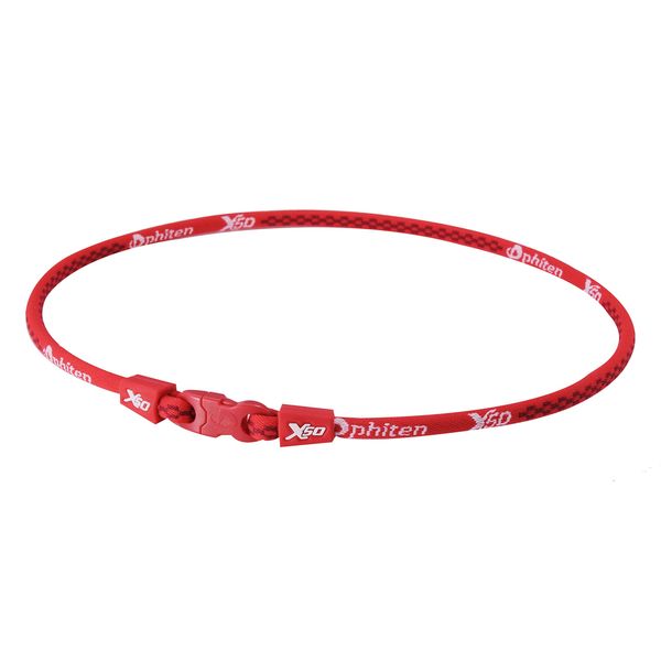 Phiten Necklace RAKUWA NeckX50, red