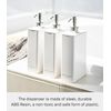Yamazaki Tower Body Soap Dispenser, White, Rectangular