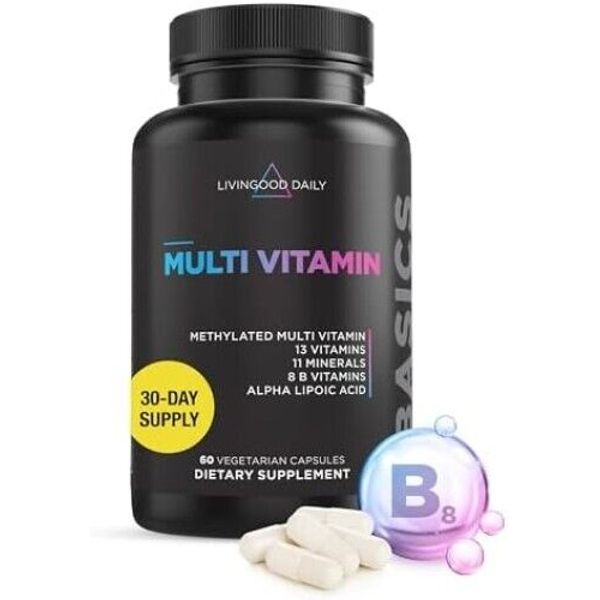 Daily Methylated Multivitamin for Women & Men, Multi Vitamin - Mineral Supplemen