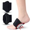 Arch Supporter, Foot Arch Supporter, Velcro Included, Size Adjustment Insole, Shock Absorption, Standing Work, Running, Climbing, Commuting, Walking, Unisex, Left and Right (2 Pieces) (Black 2)