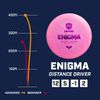 Discmania Evolution Neo Enigma Distance Driver Golf Disc (Colors May Vary)