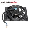 6'' Slim Pull In Electric Cooling Fan Radiator Mount Kit 650CFM Universal Black