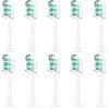 Toothbrush Replacement Heads for Philips Sonicare ProtectiveClean DailyClean Electric Toothbrush Head 1 2 Series Plaque Control Gum 4100 5100 C1 C2 G2 HX9023 Snap-on, 10 Pack