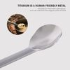 Boundless Voyage Outdoor Tableware Titanium Long Handled Spoon Ultralight Camping Cutlery