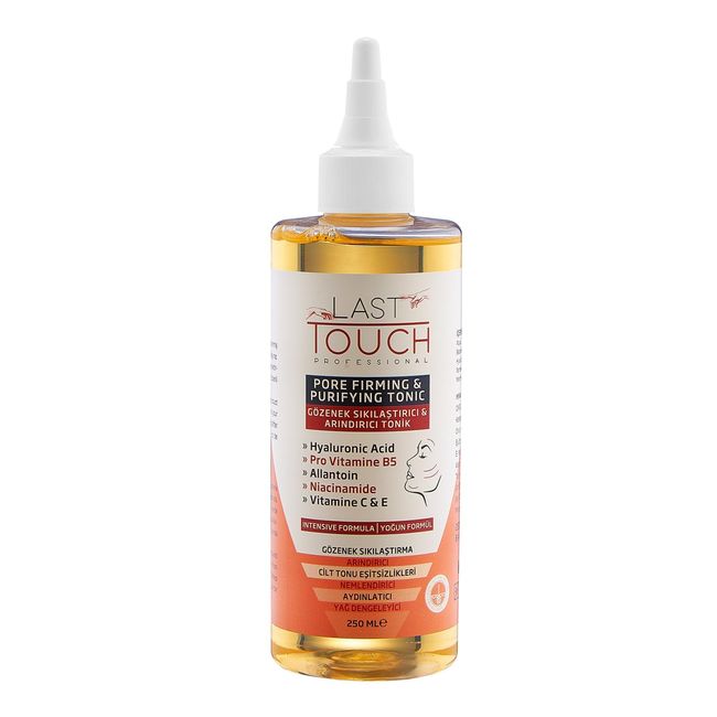 LAST TOUCH Gözenek Sıkılaştırıcı Arındırıcı ve Akne Karşıtı Tonik 250 ML Hyaluronik Asit+C Vitamini