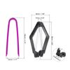 sourcing map IC Chip Extractor 100mm Stainless Steel with U Shape IC Chip Switch Puller Purple for Component Motherboard, 2pcs