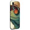 iPhone XR Cool Lizard with Sunglasses Case