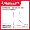 Mueller Adjustable Ankle Support - Black/Green